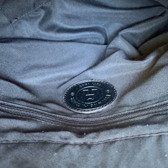 Étienne Aigner Black Canvas Shoulder Bag - Picture 9 of 12